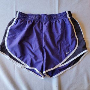 Nike, Purple Dri-Fit Tempo Shorts, Size M
